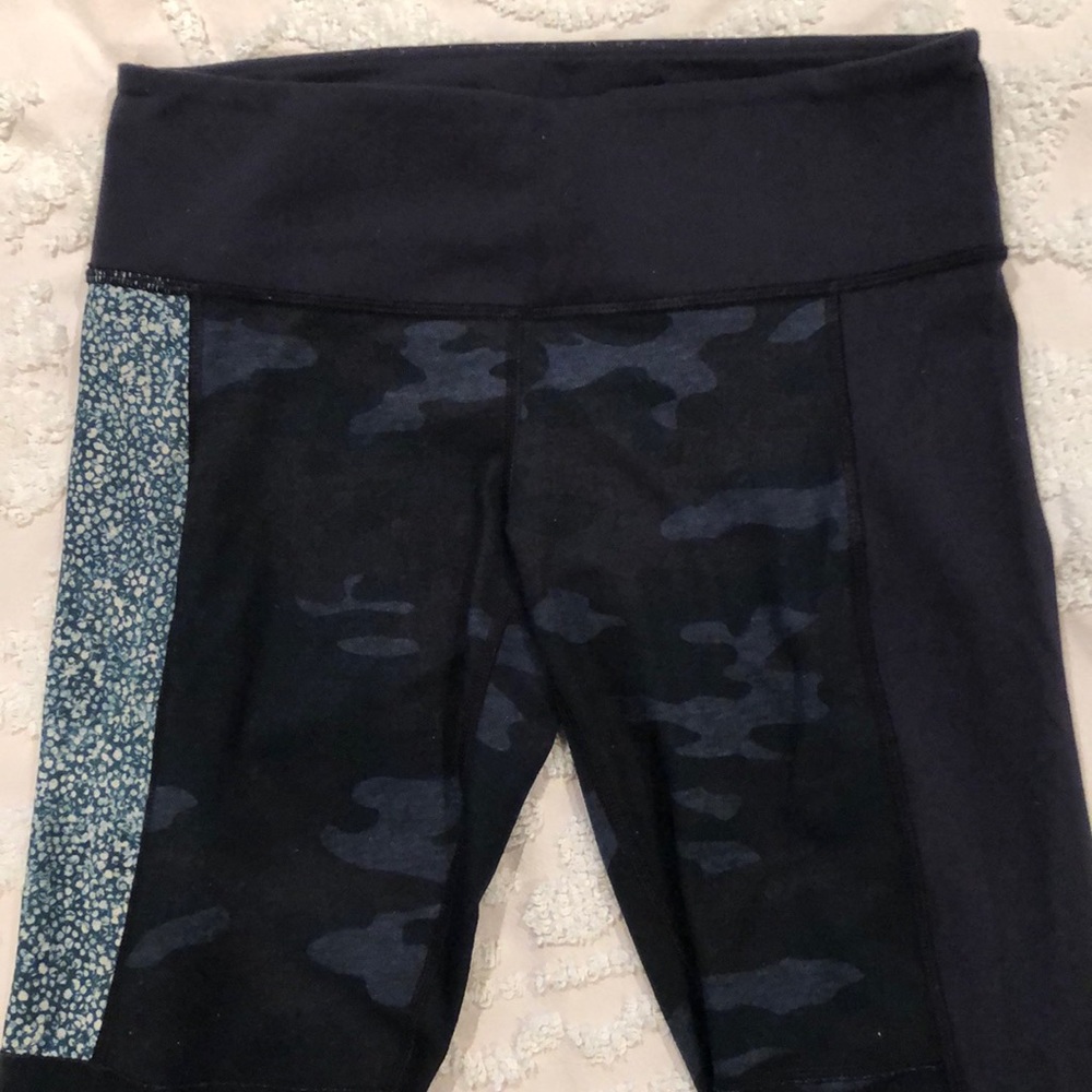 Navy Printed Lululemon Leggings